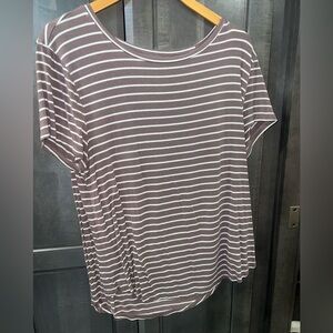 Aeropostale Striped Short Sleeve Tee
